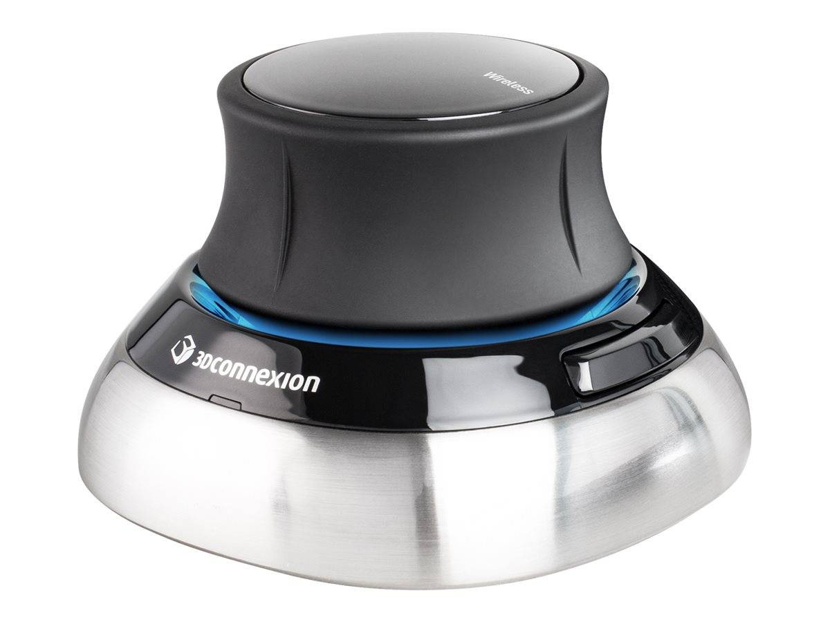 3Dconnexion SpaceMouse Wireless - 3D-Maus - 2 Tasten