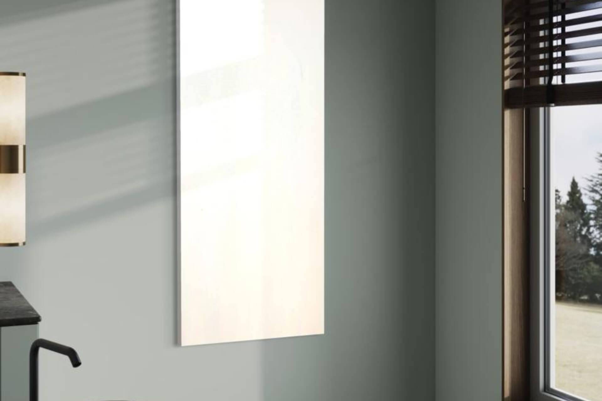 Elektroheizung suna basic Infrarotheizung 1000 Watt mit Steckdosenthermostat TS30 von eVARMO