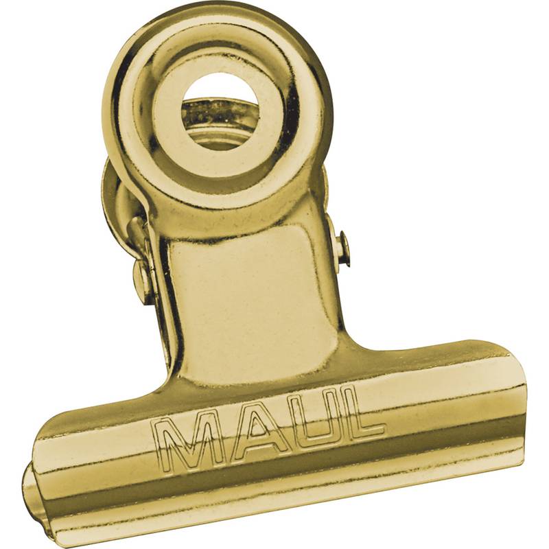 MAUL Briefklemmer MAULstandard, Breite 30 mm, gold