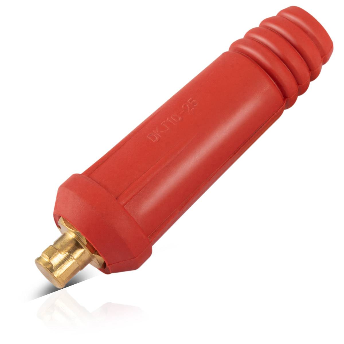 STAHLWERK Schweißkabelstecker 2er Set 9 mm Dorn Messing 10-25 mm² bis 200 A