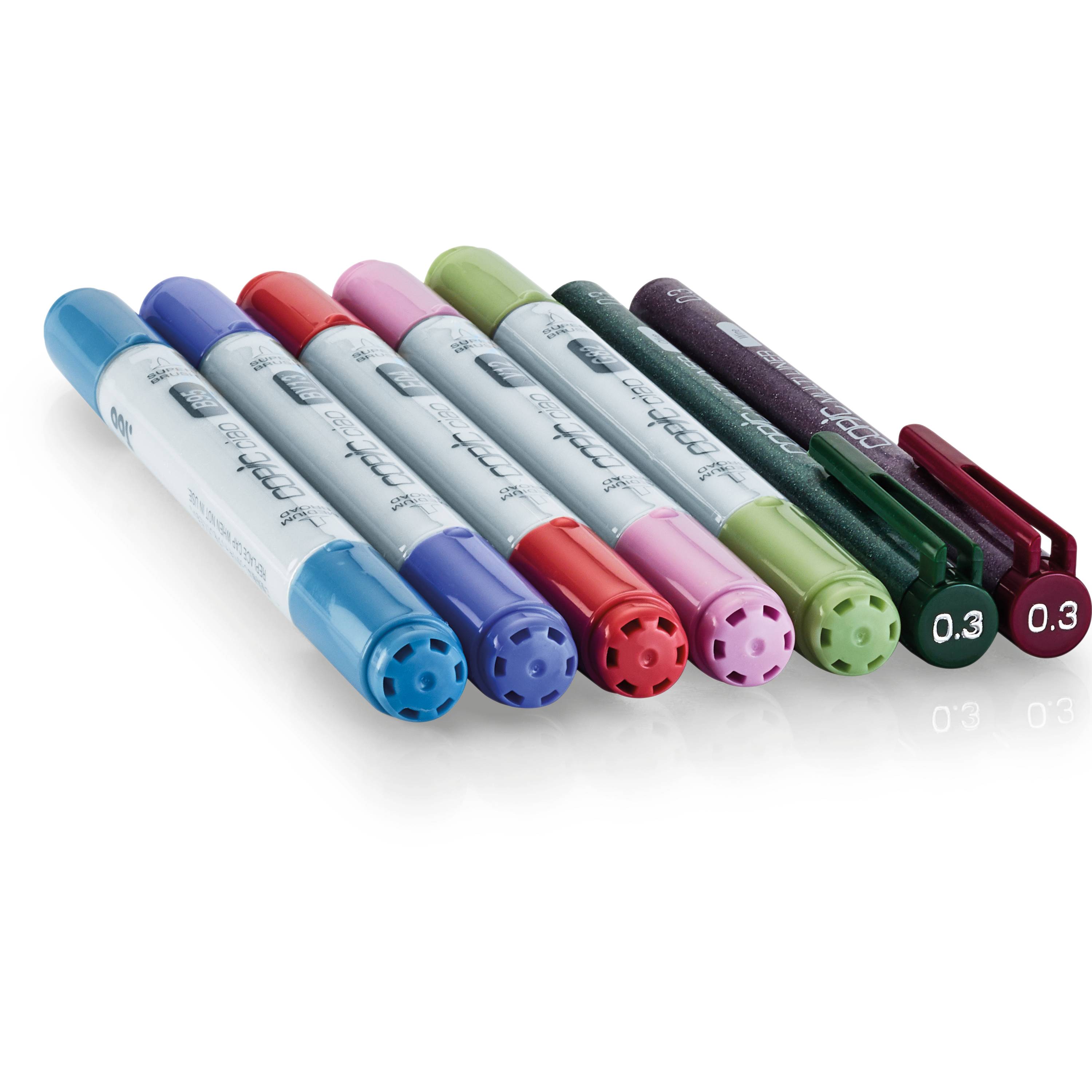 Copic Set "Nature Doodle Kit", 7 Stk.
