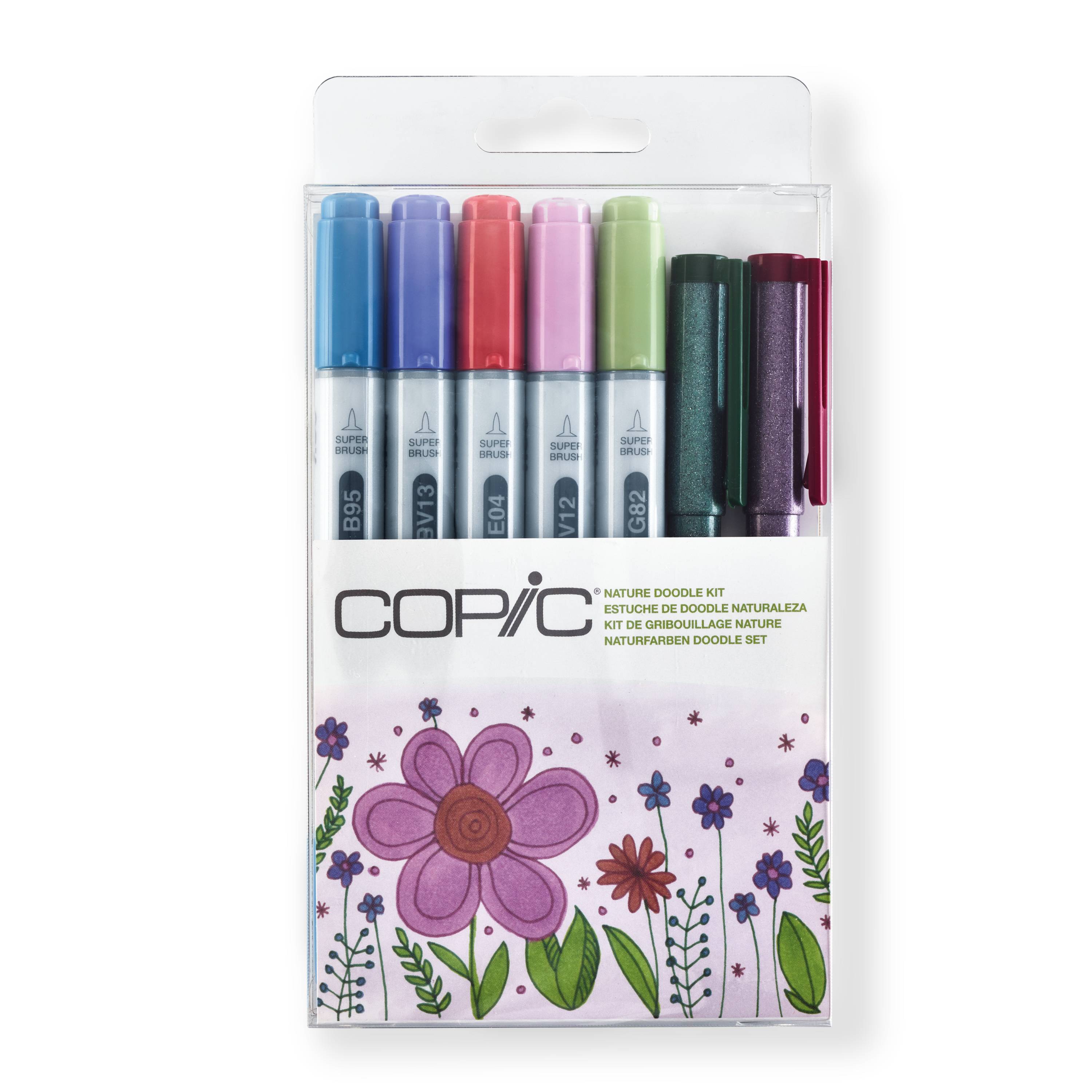 Copic Set "Nature Doodle Kit", 7 Stk.