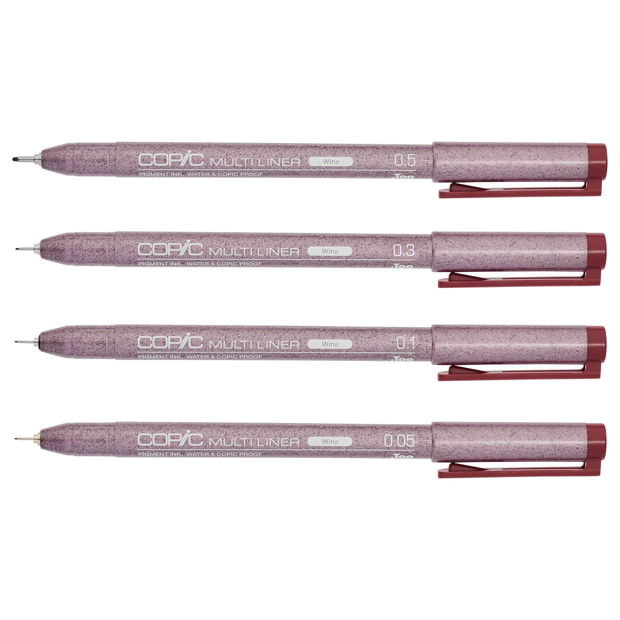 Copic Multiliner wine 4 Stk. sortiert