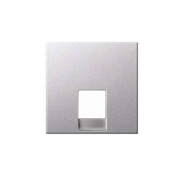 5 Stk. Merten Zentralplatte alu MEG4211-0460