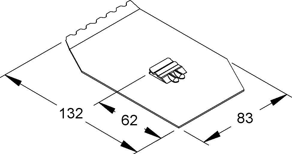Niedax Adapterplatte ESTPH 133