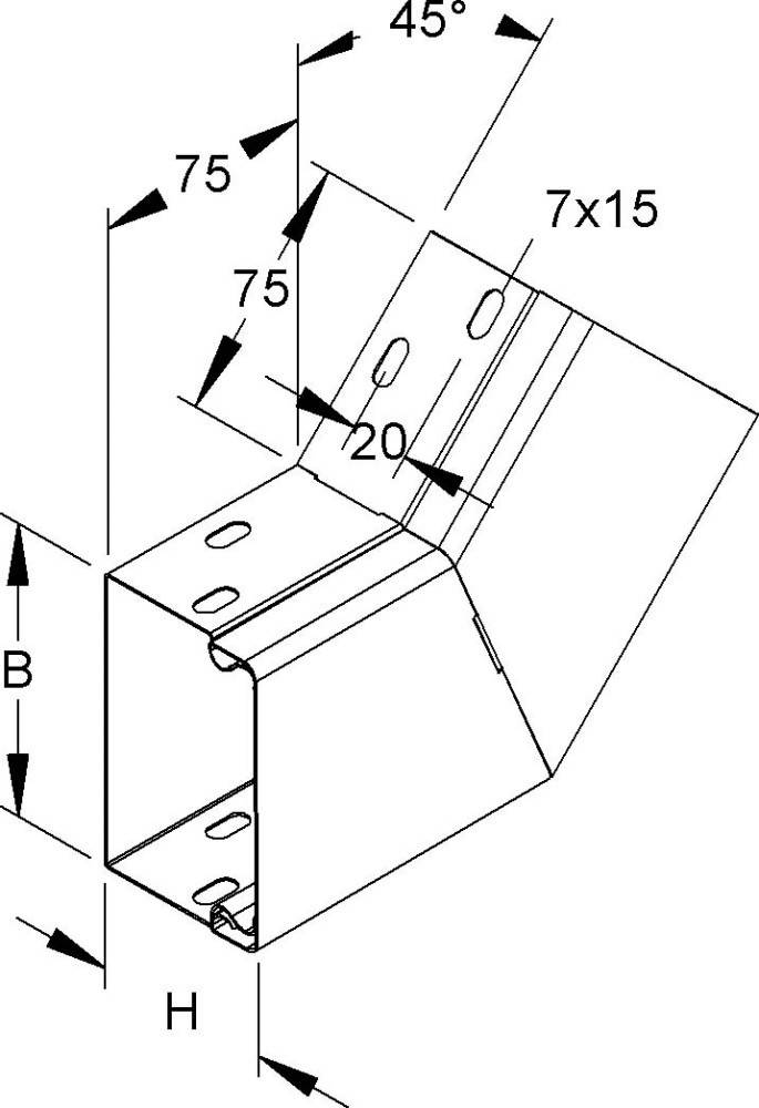 Niedax Flachwinkel LEWB 60.200