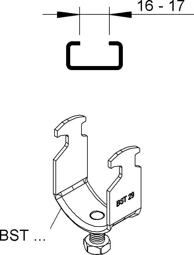 100 Stk. Niedax Bügelschelle BST 48