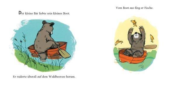 Der kleine Bär und sein kleines Boot