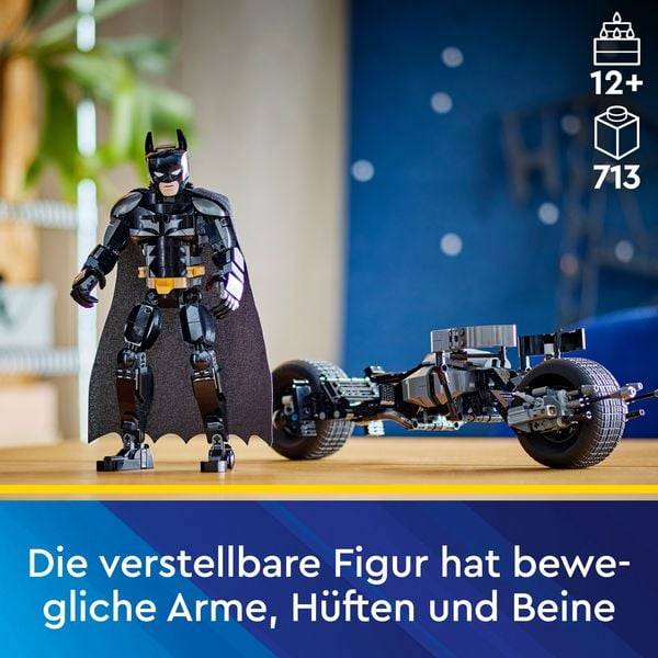 LEGO DC Batman: Batman Baufigur mit dem Batpod, Superhelden-Set 76273