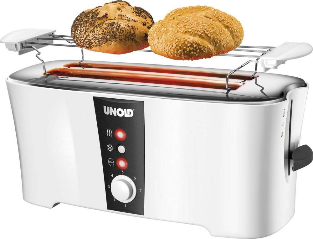4 Stk. Unold Toaster 38020 ws/sw