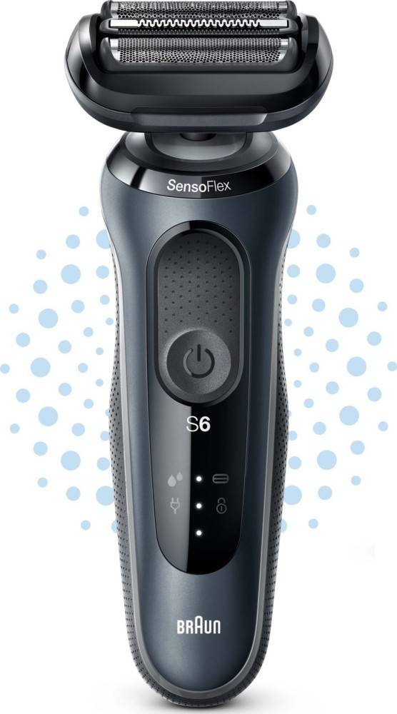 3 Stk. BRAUN Rasierer 6 61-N1000s sw/gr