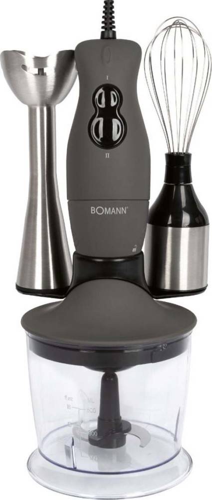 Bomann DA Stabmixer-Set +Chopper SMS 6055 CB inox