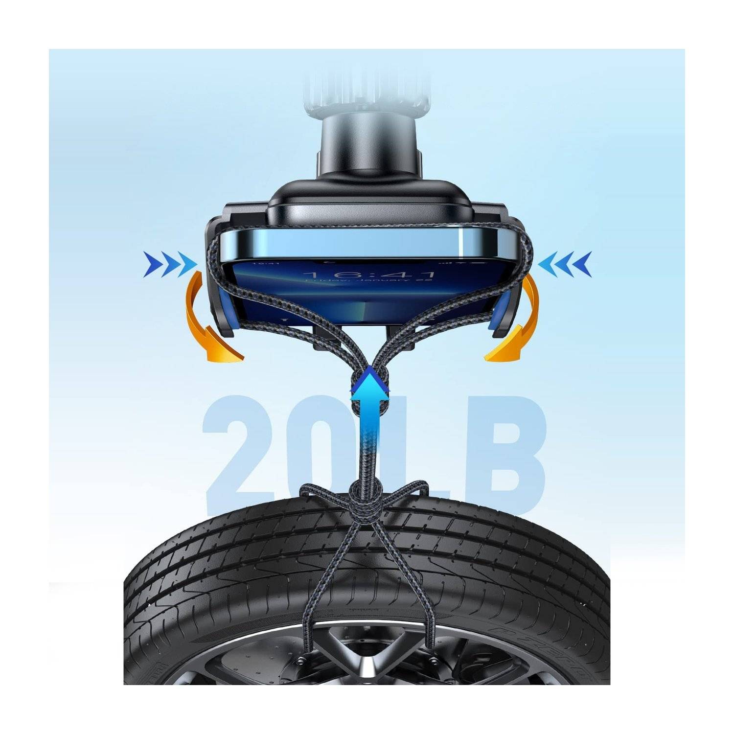 Joyroom JR-ZS246 15W Dual-Coil Wireless drahtloses Auto-Ladegerät Schnell-Ladegerät Handy-Halterung Schwarz