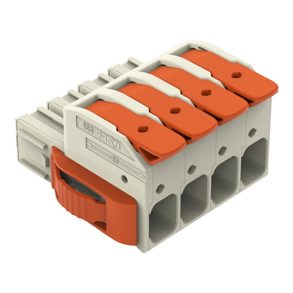 WAGO GmbH & Co. KG 1-Leiter-Federleiste Hebel 832-1104/037-000