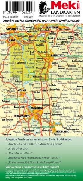 Radfahren - Nördliches Ried / Kreis Groß-Gerau und Rheinterrasse