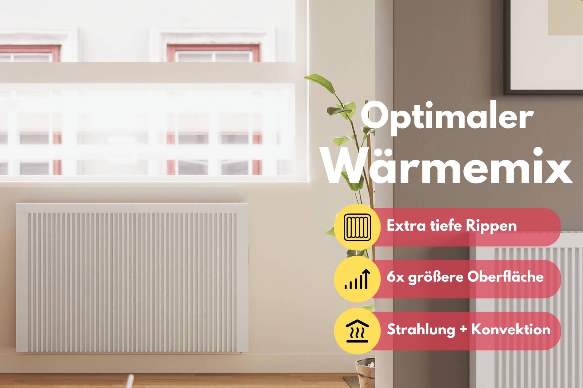 Elektroheizung Doppelpack 2x 650 Watt Flächenspeicherheizung areo smart - digitales Thermostat mit LCD-Display - Option zur Appsteuerung von eVARMO