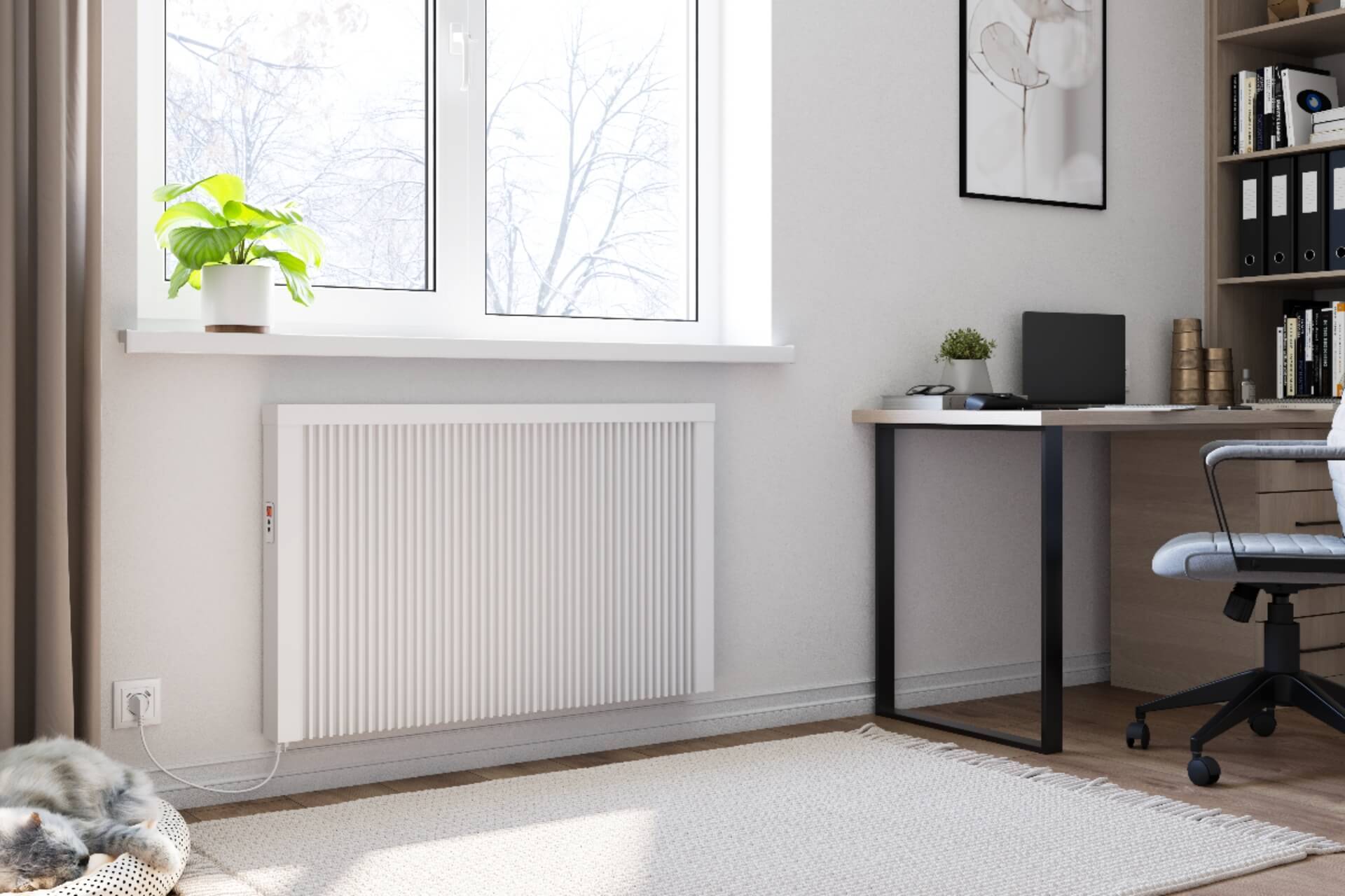 Elektroheizung areo direct Flächenspeicherheizung 1950 Watt - simples Thermostat - Appsteuerung ohne Zusatzhardware möglich von eVARMO