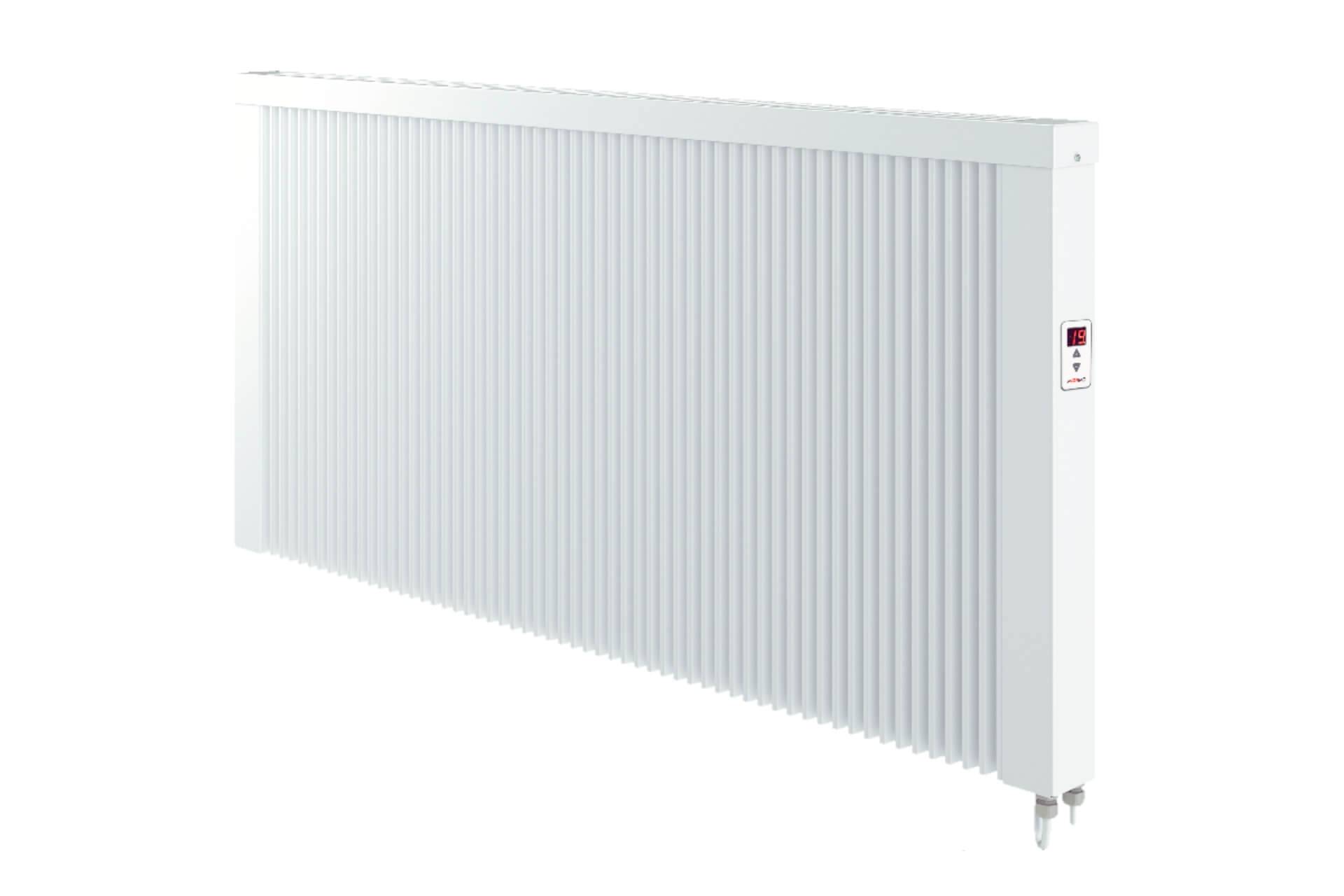 Elektroheizung areo direct Flächenspeicherheizung 2600 Watt - simples Thermostat - Appsteuerung ohne Zusatzhardware möglich von eVARMO