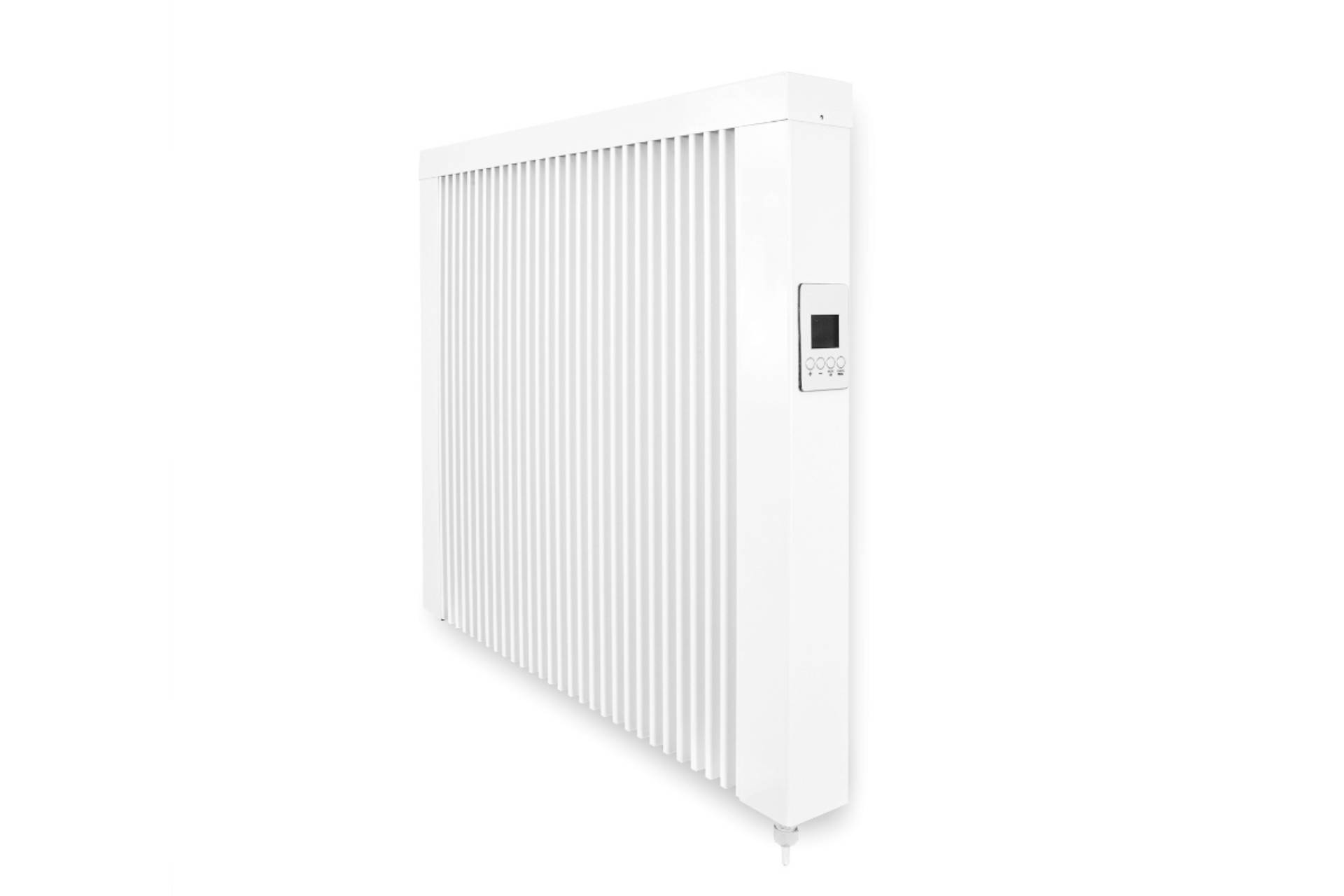 Elektroheizung areo bano Flächenspeicherheizung 1300 Watt - IP24 Flächenspeicherheizungs fürs Bad - digitales Thermostat mit LCD-Display - Option