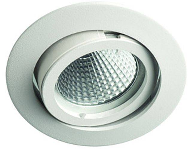 DG-Strahler o.Sprengring ALU55371-M schwenkbar MR16 / weiss matt