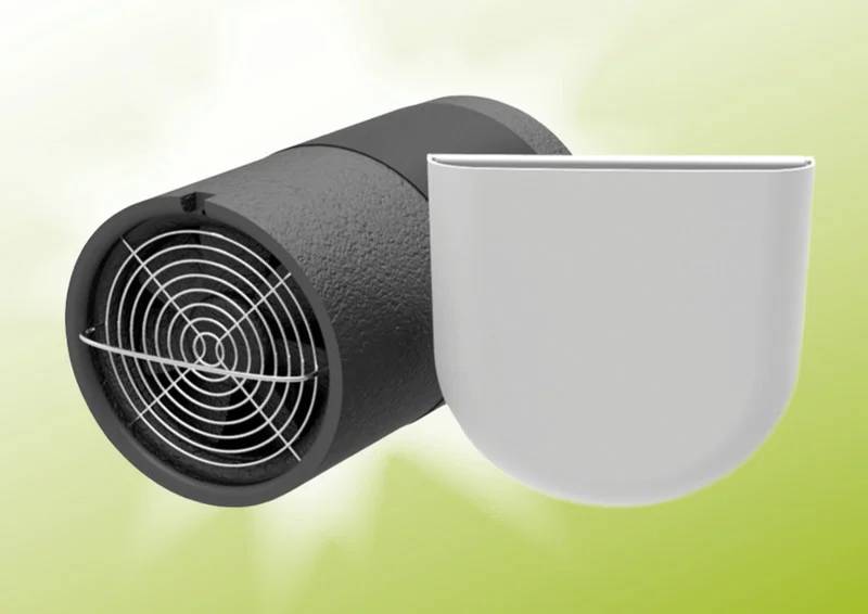 Kermi x-well D11 - Pendellüfter - Fertigmontageset