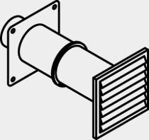 Viessmann Außenluft-Ansauggitter DN 160 9562053