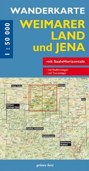 Weimarer Land und Jena 1 : 50 000 Wanderkarte