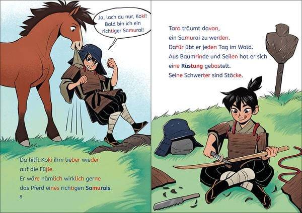 Leselöwen 2. Klasse - Die Samurai retten den Kaiser