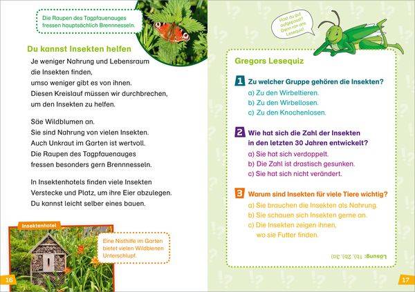 WAS IST WAS Erstes Lesen Band 11. Insekten