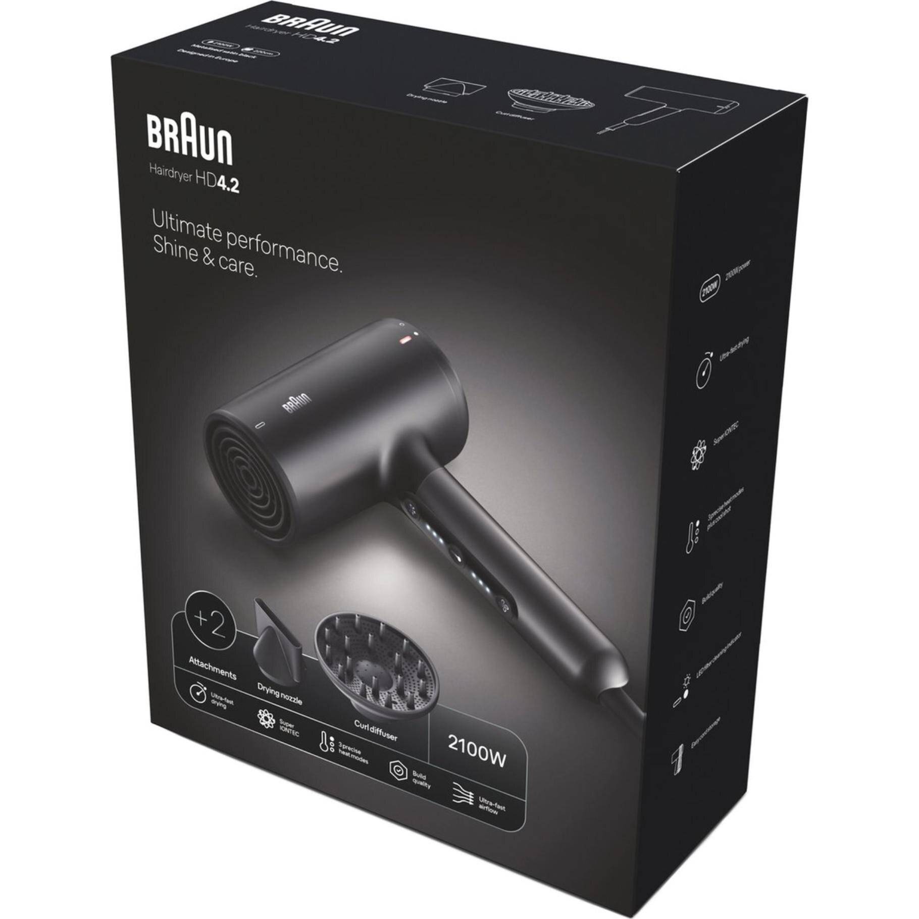 Braun HD 4.2 schwarz