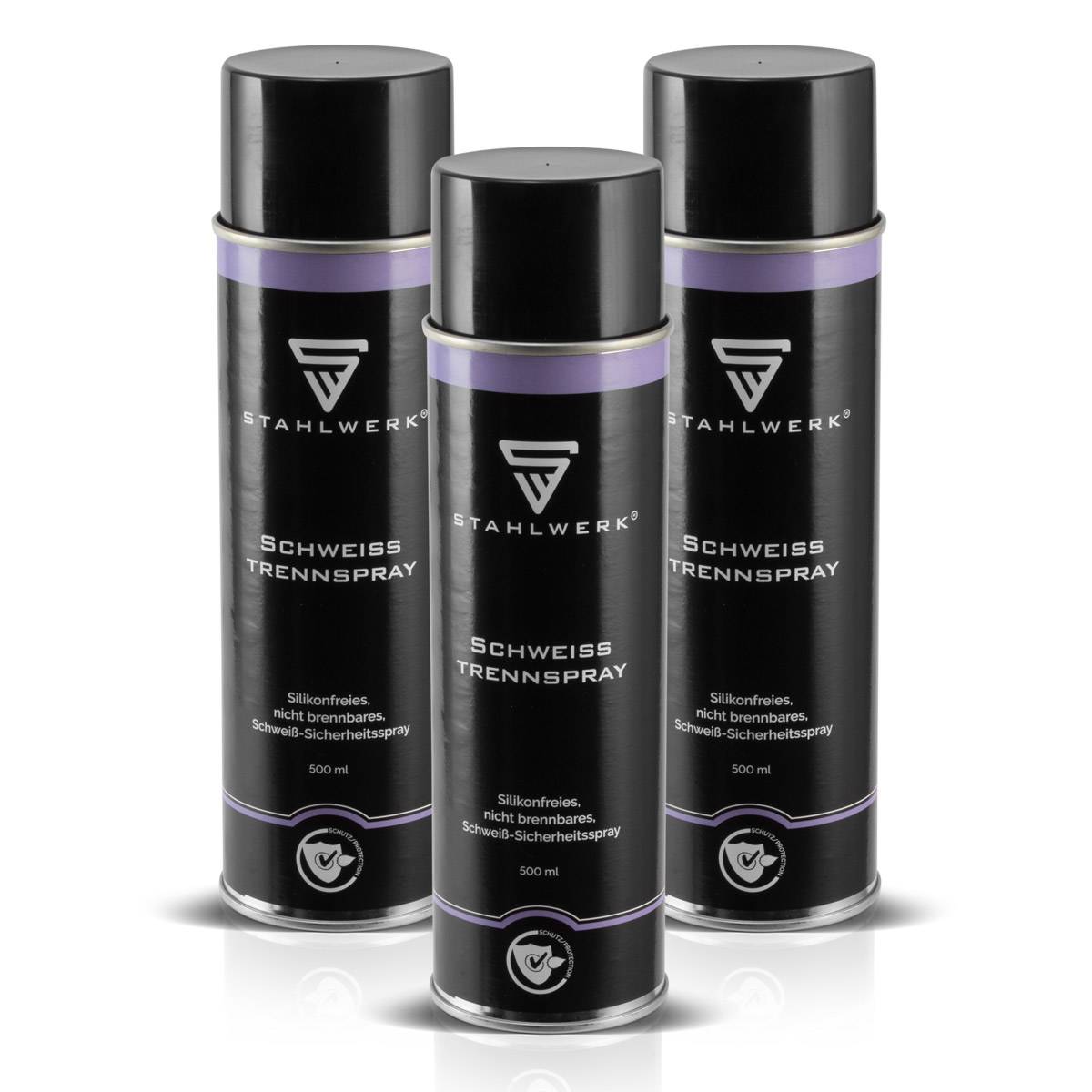 STAHLWERK Schweiß-Trennspray 3er Set multifunktionales Sicherheits-Spray