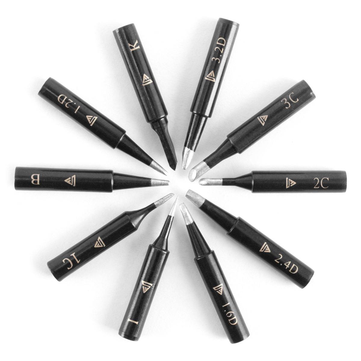 STAHLWERK Profi Lötkolbenspitzen-Set für Lötkolben mit 900M-T System 10er Set