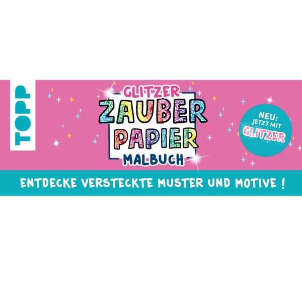 Glitzer Zauberpapier Malbuch Mystische Einhörner