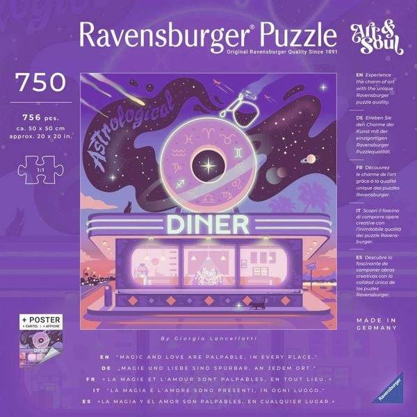Ravensburger - Art & Soul - Astrological Diner, 750 Teile
