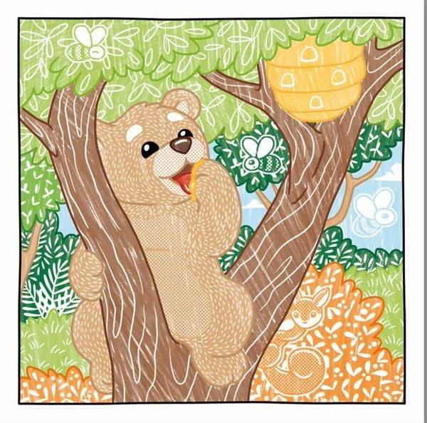 Zauberpapier Malbuch Süße Tierkinder