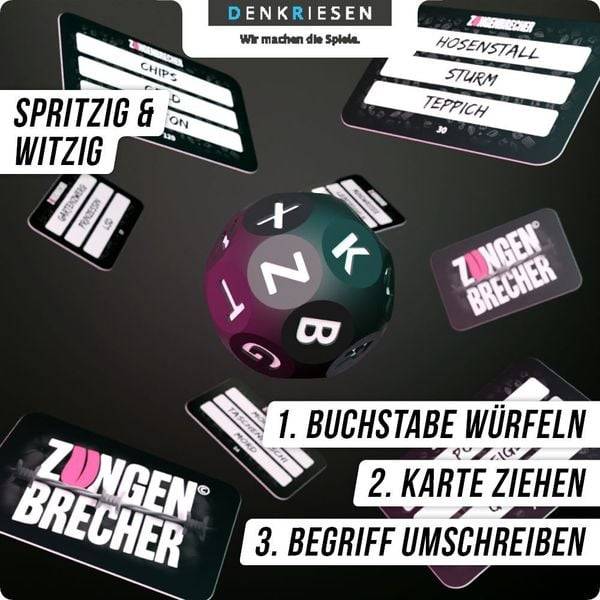 Denkriesen - ZUNGENBRECHER© - "Raus mit der Sprache!" (Spiel)
