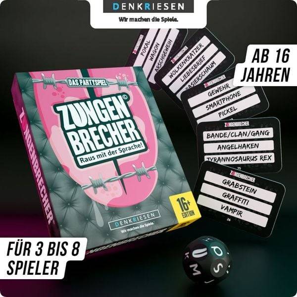 Denkriesen - ZUNGENBRECHER© - "Raus mit der Sprache!" (Spiel)