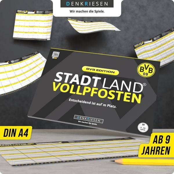 Denkriesen - Stadt Land Vollpfosten® - BVB Edition