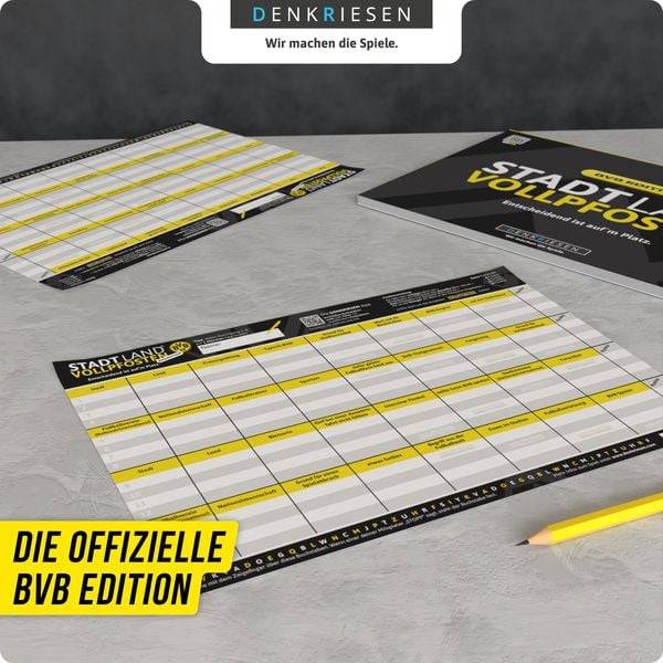 Denkriesen - Stadt Land Vollpfosten® - BVB Edition