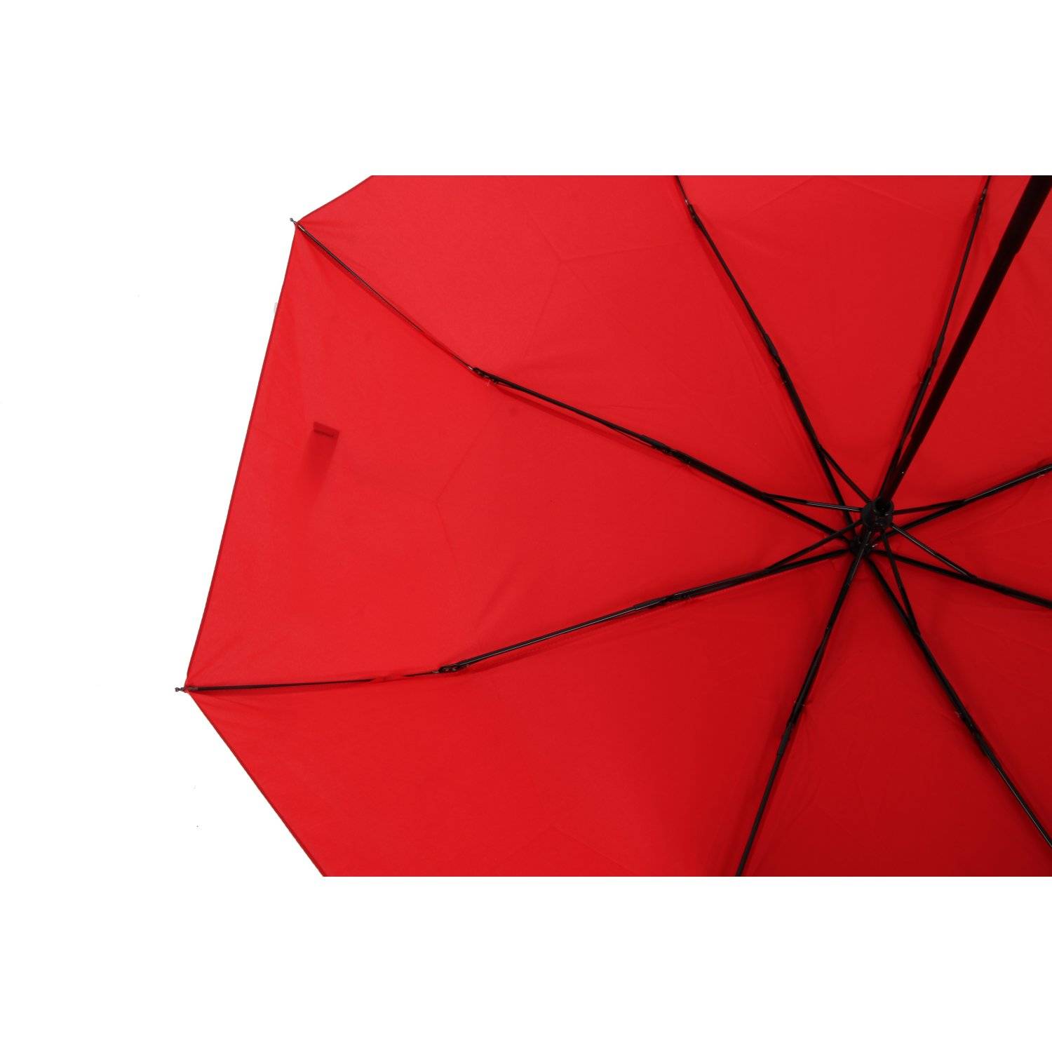 Teleskop Taschenschirm mit Schutzhülle 98 cm 190T Pongee-Bespannung Wasserfest Rot