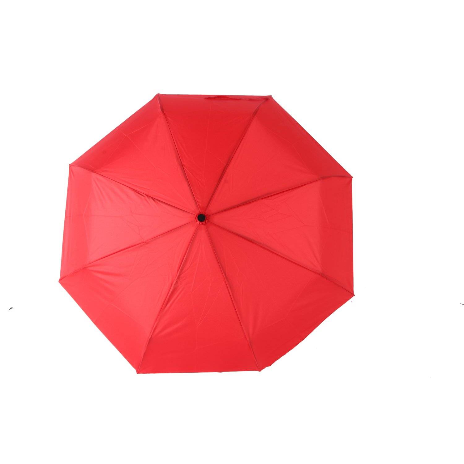 Teleskop Taschenschirm mit Schutzhülle 98 cm 190T Pongee-Bespannung Wasserfest Rot