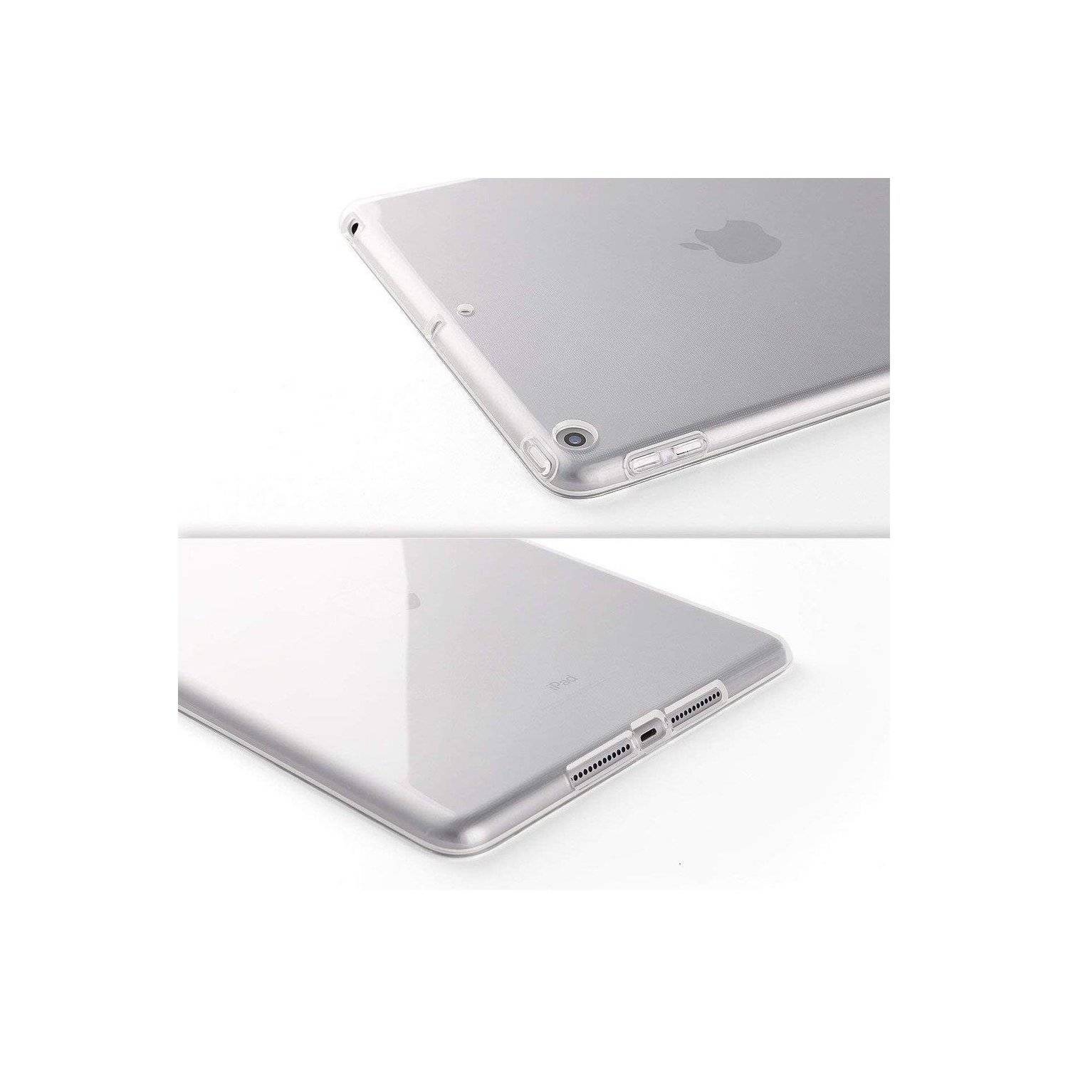 Ultra Silikon Slim Case Kameraschutz kompatibel mit iPad Air 11" 2024 Transparent