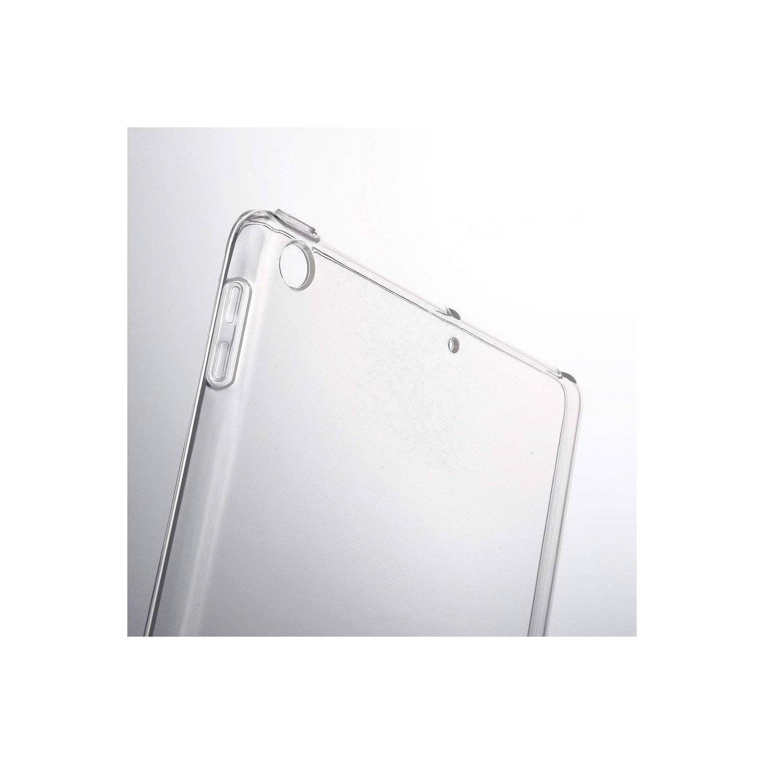 Ultra Silikon Slim Case Kameraschutz kompatibel mit iPad Pro 13" 2024 Transparent