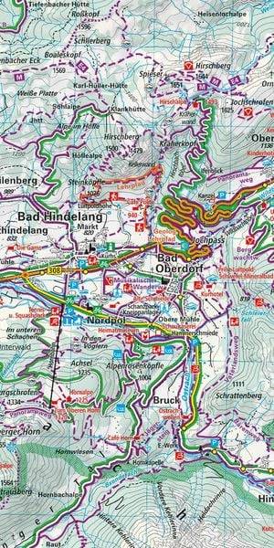 Oberstdorf Kleinwalsertal Nr. 01 Outdoorkarte Deutschland 1:35 000