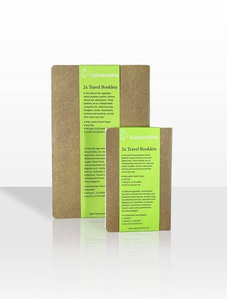Hahnemühle Papier Travel Booklets, 9 x 14 cm Hochformat, 140 g/m²