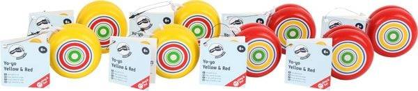 Small foot 2935 - Jo-Jo gelb & rot, 8 Stück, Holz