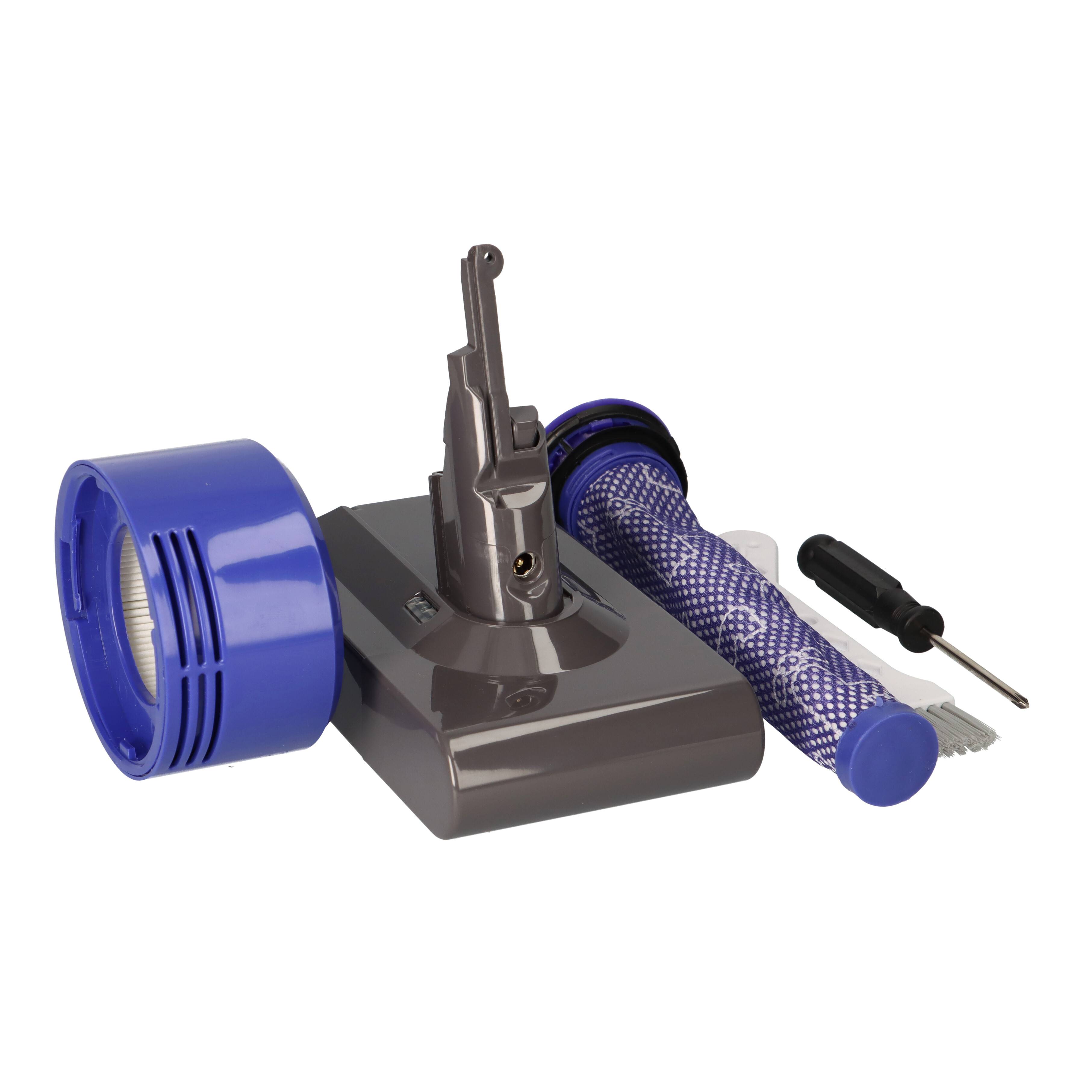 Ersatzakku für Dyson V8 Staubsauger V8 Absolute, V8 Animal, V8 Fluffy, V8 Motorhead 21,6V 6000mAh