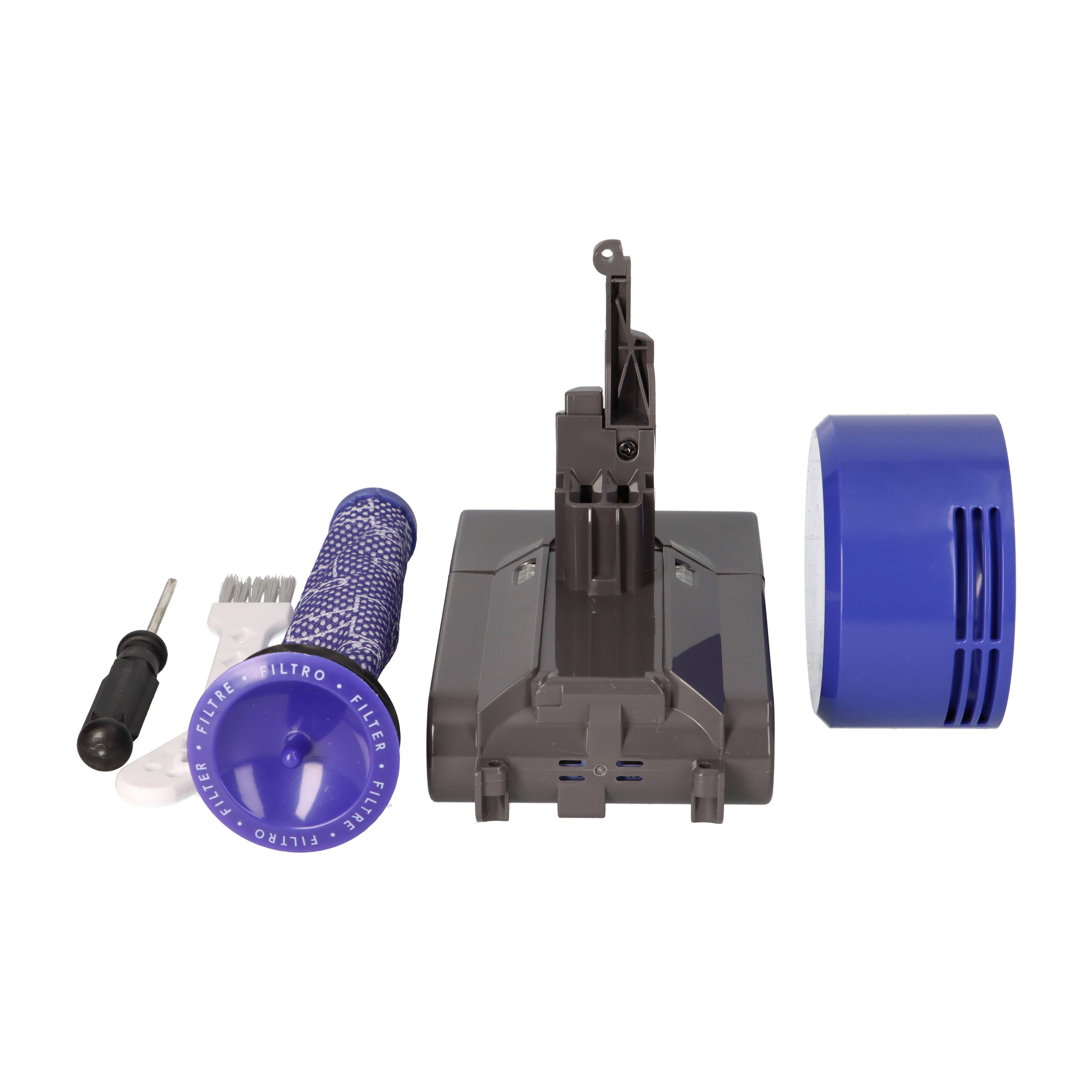 Ersatzakku für Dyson V8 Staubsauger V8 Absolute, V8 Animal, V8 Fluffy, V8 Motorhead 21,6V 6000mAh