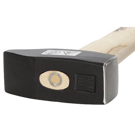 RUTHE Vorschlaghammer mit 80 cm Eschenstiel 5 kg