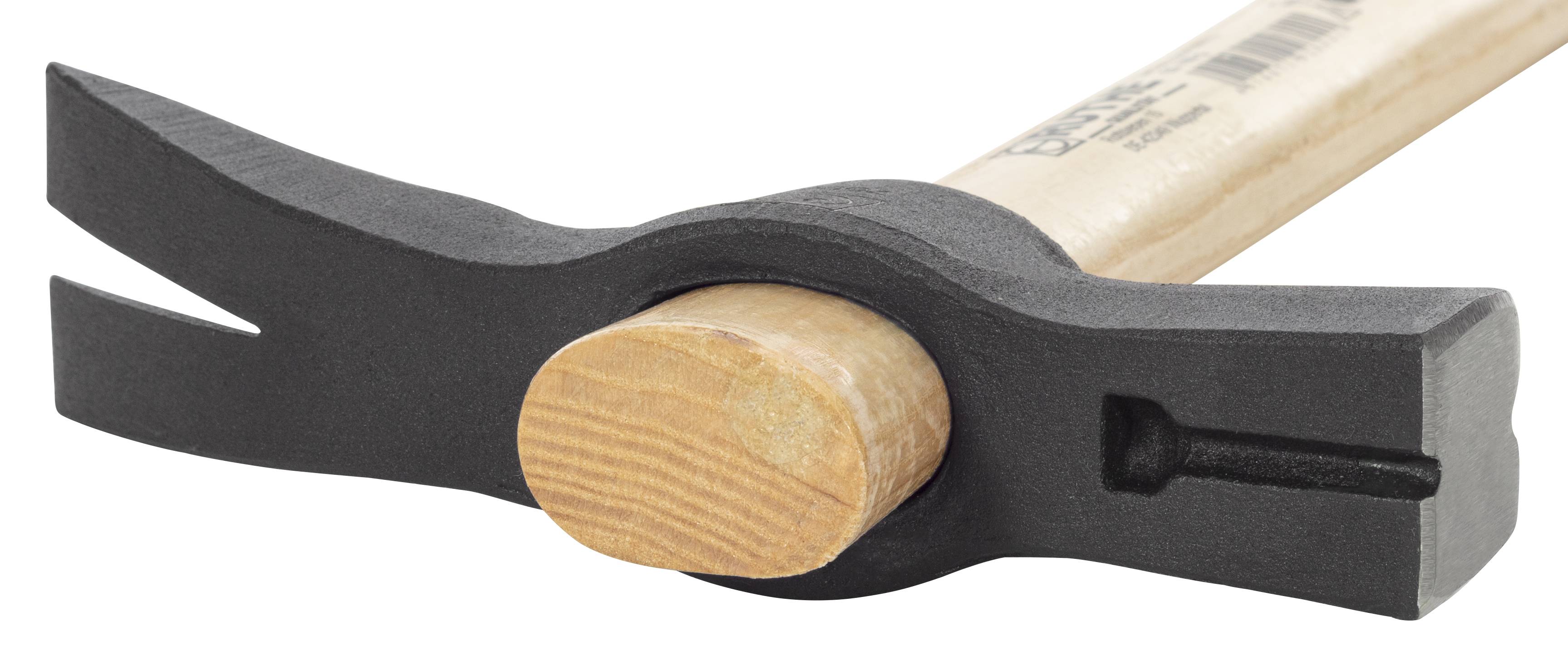 RUTHE Klauenhammer 700g Französische Form mit Eschenstiel